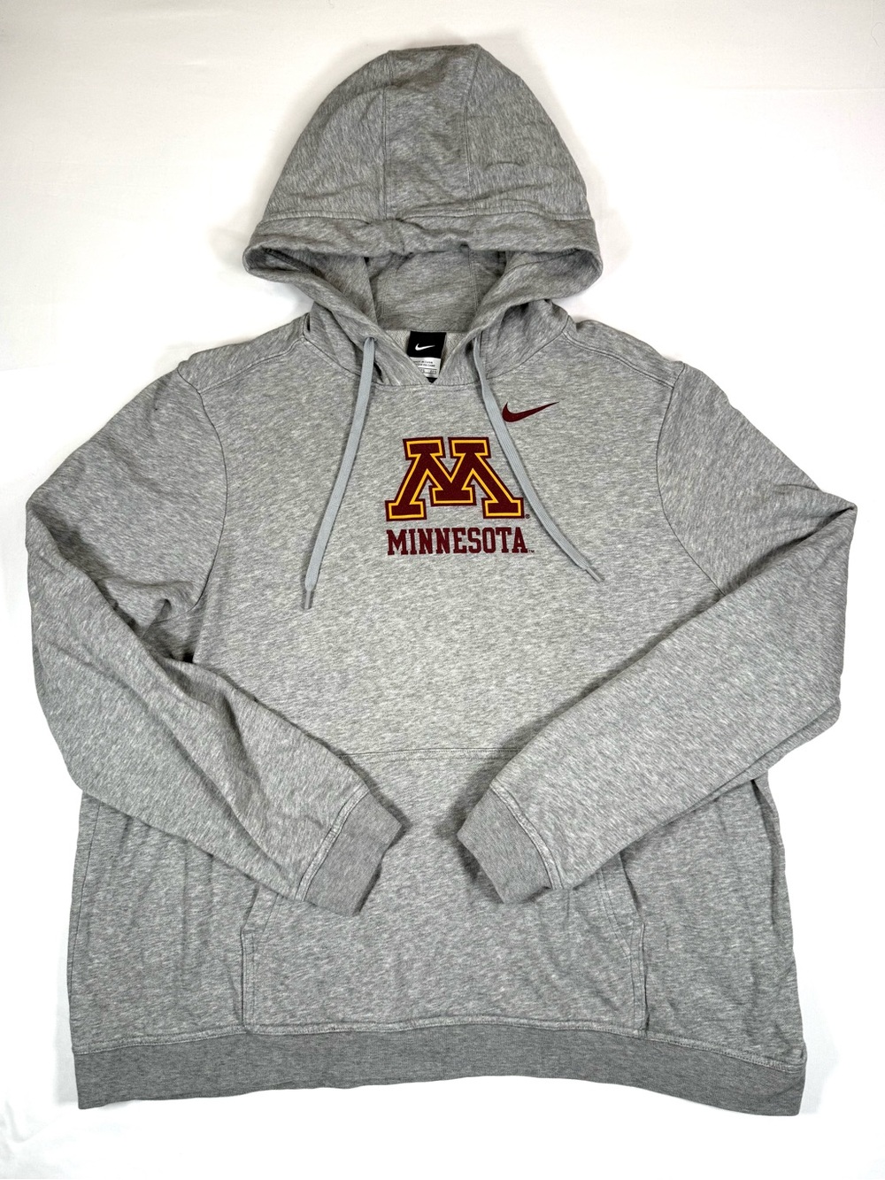 NIKE Men Minnesota Golden Gophers Pullover Hoodie XXL Collegiate NCAA Sweatshirt